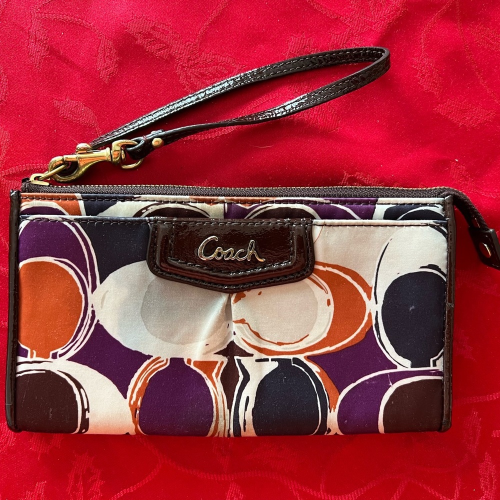 Coach Multicolor Wristlet - Picture 2 of 7
